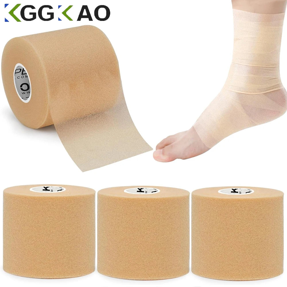 Athletic Foam Underwrap Tape, Stretchy Non-Adhesive Sports Pre-Wrap