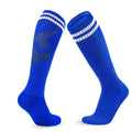 1-Pair Striped Soccer Socks, Anti-Slip Knee-High Sports Socks