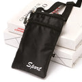 Waterproof Crossbody Phone Bag for Men & Women - Small Sports Shoulder Pouch with Adjustable Strap, Lightweight Polyester Travel Neck Wallet