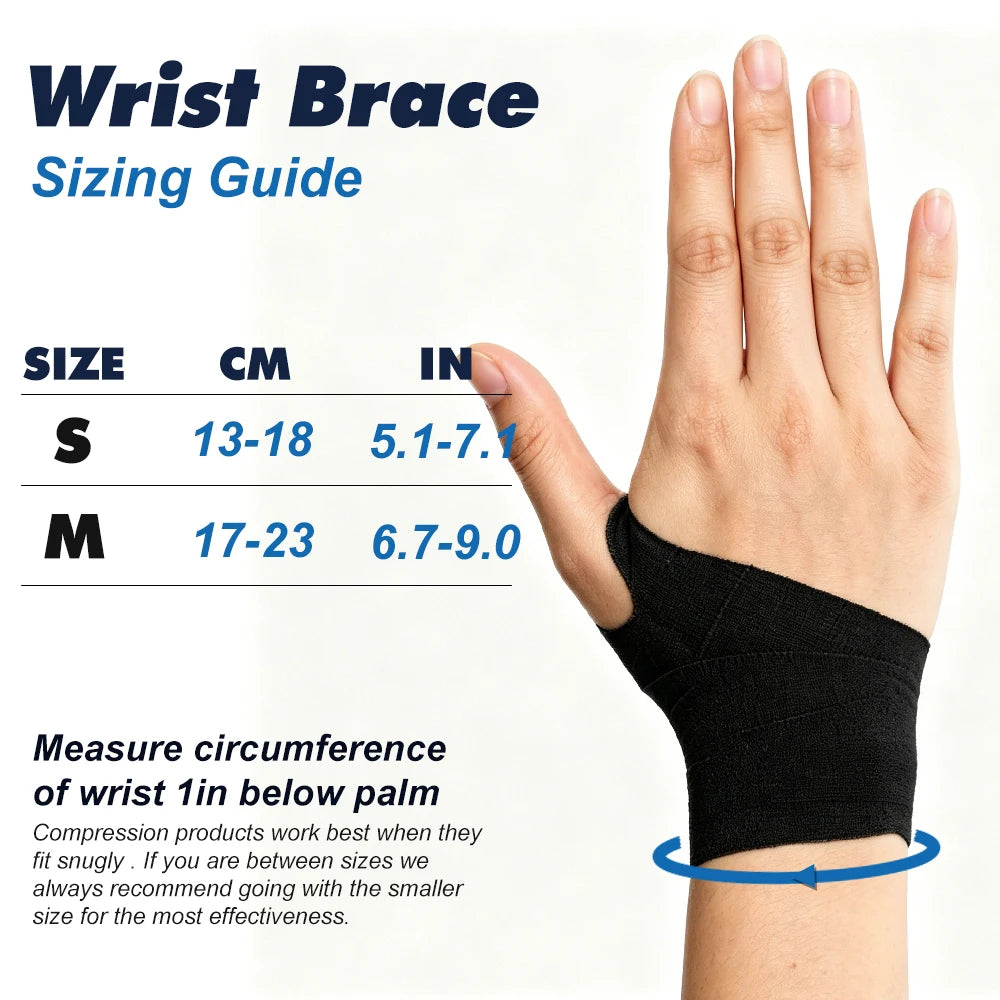 20-Piece Pre-Cut Kinesiology Tape Strips, Waterproof Wrist Support Tape