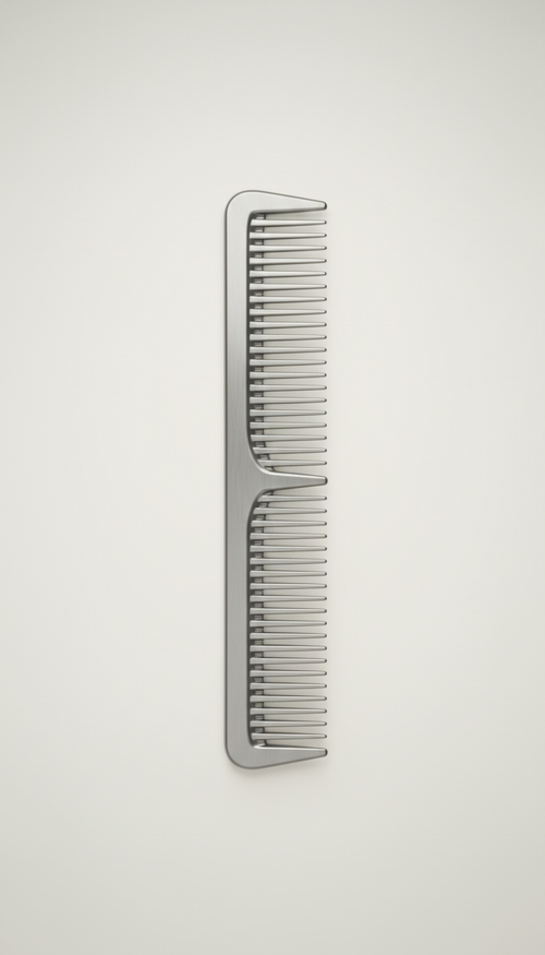Stainless Steel Hair Comb Sleek Edge