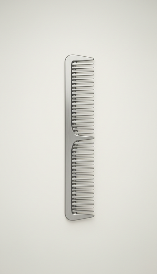Stainless Steel Hair Comb Sleek Edge